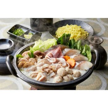 北海道産鶏もも肉と魚介を使った 鶏白湯鍋セット