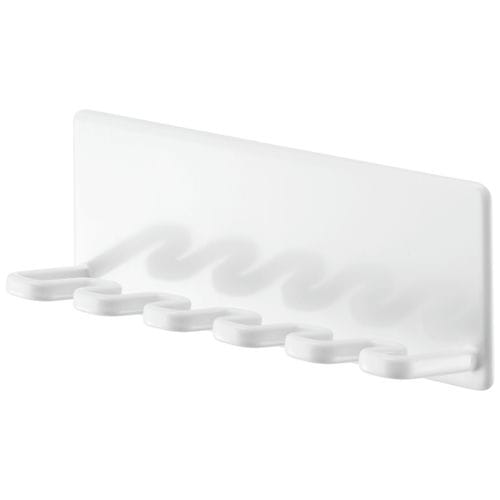 マグネットバスルーム歯ブラシホルダー 5連 ホワイト