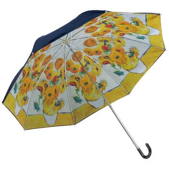 晴雨兼用名画折りたたみ傘 