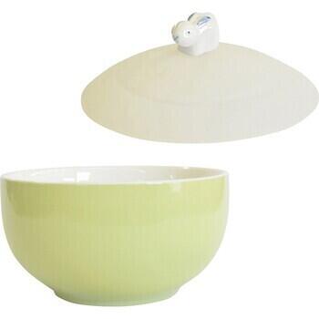 シリコンふた付き レンジボウル