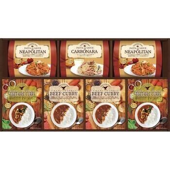 レストランカレー（4食）＆味わいパスタソース（3食）セット