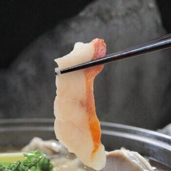 銚子つりきんめ鯛 しゃぶしゃぶ