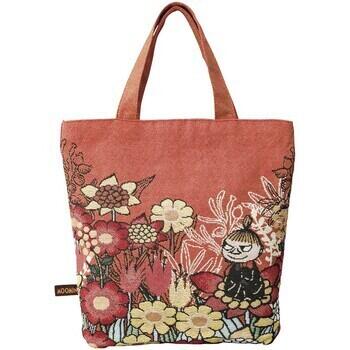 花と一緒に ゴブラン織りマチ付きトート