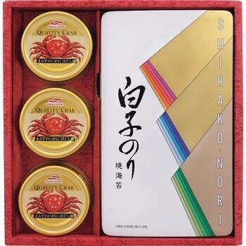 のり・かに缶詰合せ