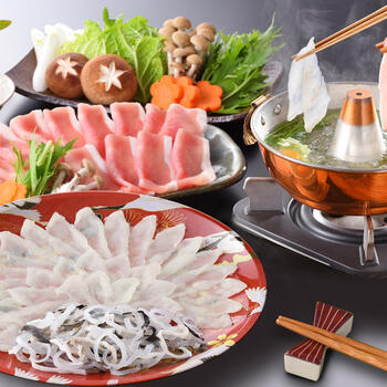 海と丘の豚しゃぶ食べ比べ