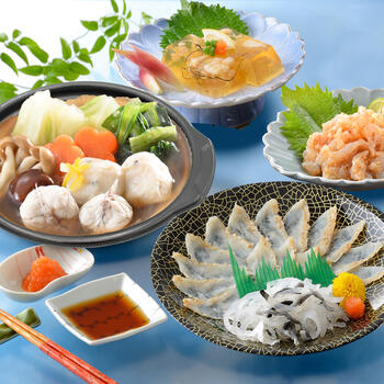 ふくたたき刺身とふく個食鍋セット