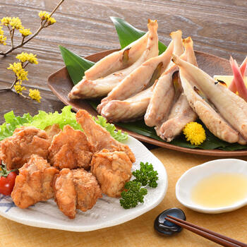 レンジで簡単ふく唐揚げとふく一夜干し詰合せ