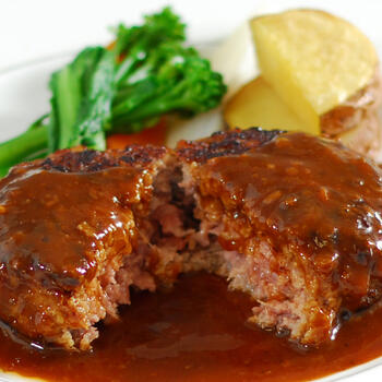 飛騨牛＆飛騨豚使用ハンバーグ詰合せ（5個入）