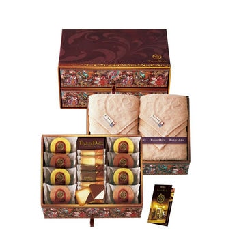 ［宝石箱］フルーツカラーバウム&今治産タオル（タオル2枚入）