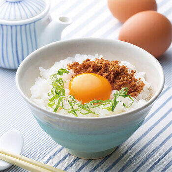 玉子かけ醤油と鰹そぼろセットEOR-10