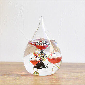 リトルミイガラスフロート温度計しずく