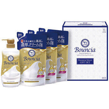 バウンシアボディソーププレミアムモイストギフトセットGBO-20 牛乳