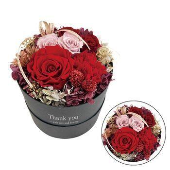 プリザーブドフラワー サークルボックス