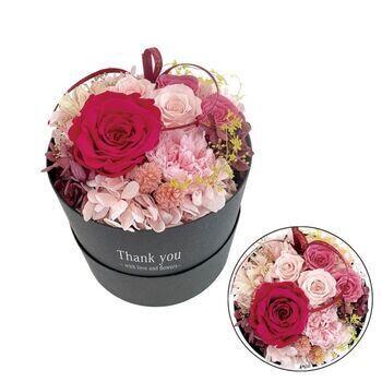 プリザーブドフラワー サークルボックス