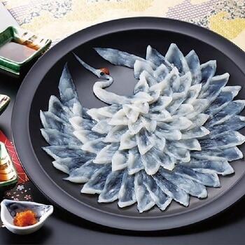 とらふく刺身慶祝鶴（3人前）