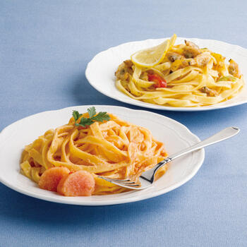 博多やまや辛子明太子（3～5本）と冷凍明太パスタセット （4食）