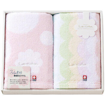 フェイスタオル2枚セット