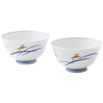 オーキッドブルーム組飯碗