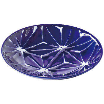 琉璃小皿麻の葉