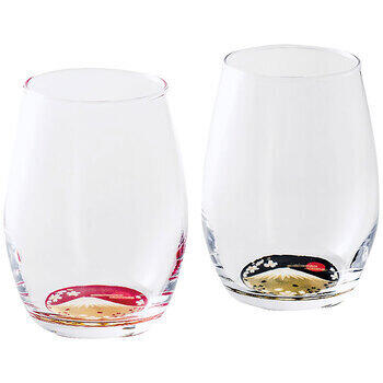 蒔絵富士山ダルマグラスペア