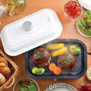 ソロホットプレート（蓋付）