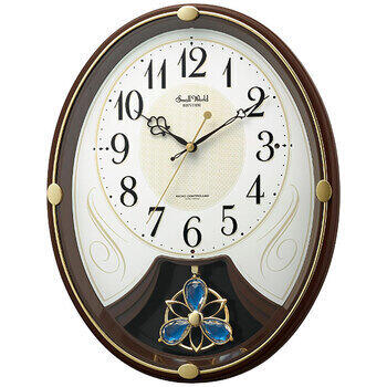 電波メロディ掛時計“スモールワールドリリィN”