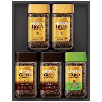 プレミアムレギュラーソリュブルコーヒーギフトセット（5瓶入）