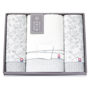 バスタオル&フェイスタオル2P