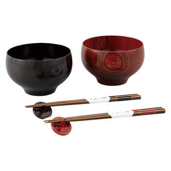 プレミアム箸付夫婦大椀