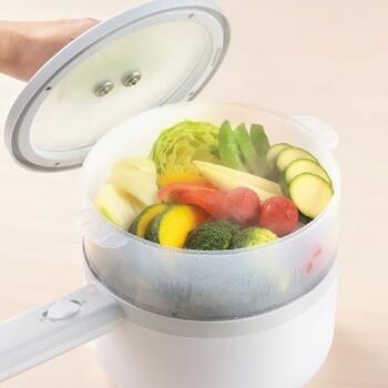 蒸し器兼用電気片手鍋18cm ET-113
