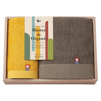 日本製 愛媛今治 オーガニックフェイスタオル&ハンドタオル