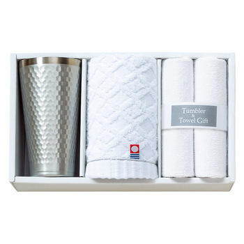 タンブラー&今治産ウォッシュタオルセット2