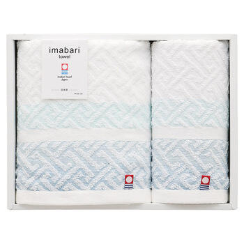 紋ジャガードフェイスタオル&ウォッシュタオル