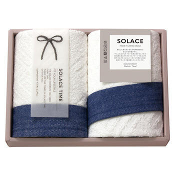 日本製 フェイスタオル2P