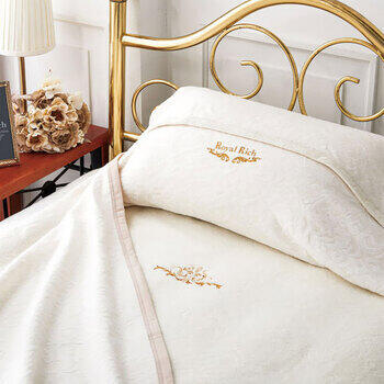 国産ジャカード綿毛布