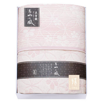 シルク混五重織ガーゼケット