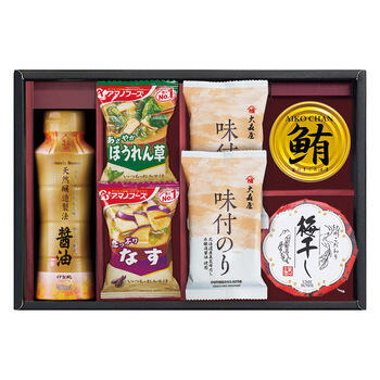 アマノフーズ&大森屋味付のりギフト NYO-CER