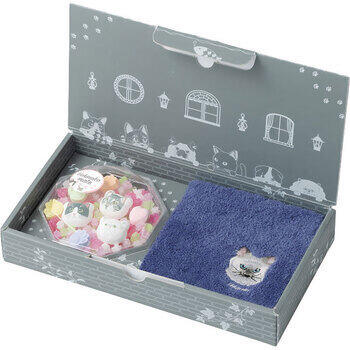 Uchinokomateラムネと金平糖とハンカチ