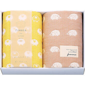 ふわら六重織ガーゼひざかけ2枚セット