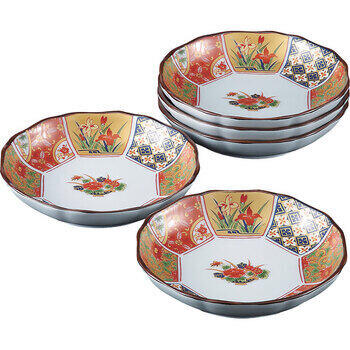 古伊万里様式金彩取皿揃