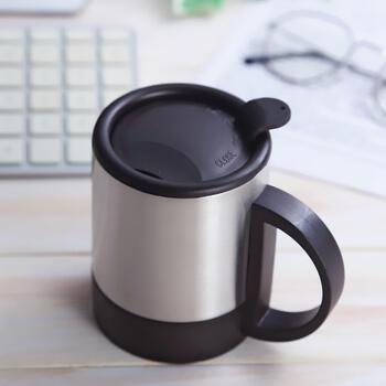 ハイテクフタ付ステンレスマグ