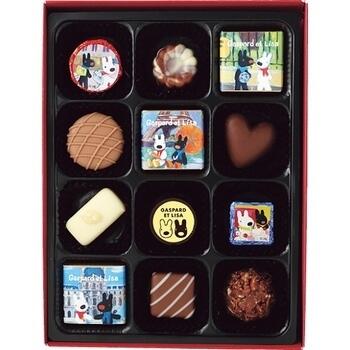 【紙袋付】リサとガスパールのBOOKショコラ（12個入）