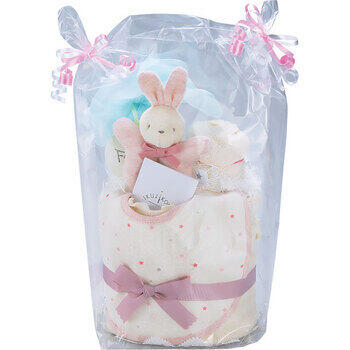 おむつケーキ（コンペイトウプリント）