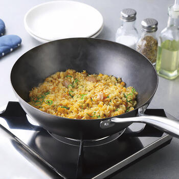 窒化加工鉄深型フライパン（26cm）