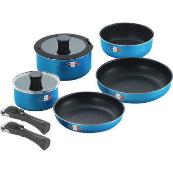 着脱ハンドル鍋5点セット