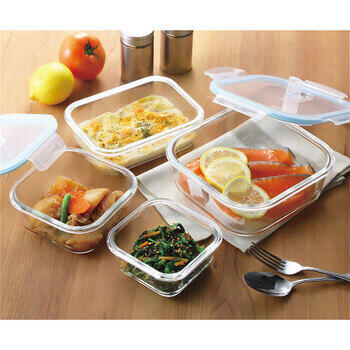 耐熱ガラス容器4点セット