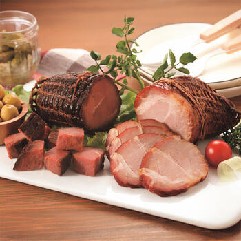 北海道炭火焼黒毛和牛焼牛＆焼豚ギフト