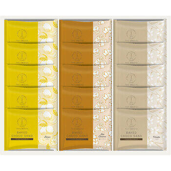 シャディ100周年リト@葉っぱ切り絵×ベイクドチョコサンド（15入）