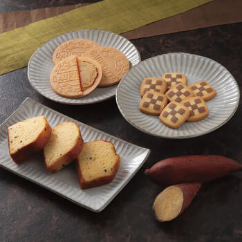 五郎島金時いもケーキ＆ゴーフレット＋クッキー（28個入）