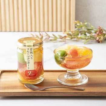 若桃入りフルーツコンポート6本セット　FCM-6